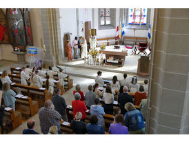 Dankgottesdienst der Kommunionkinder (© Karl-Franz Thiede)